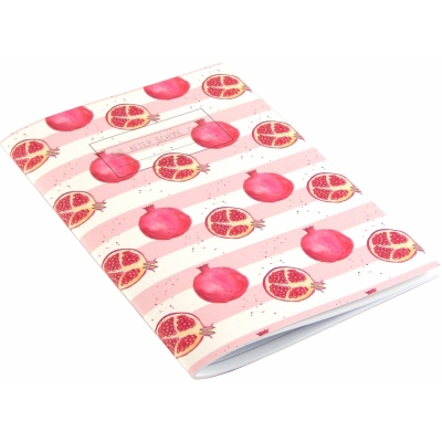Pomegranate Stripe Notebook