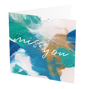 Miss You Card