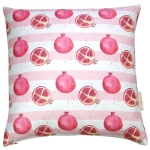 Pomegranate stripe cushion