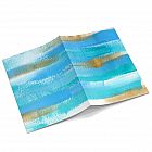 Blue Brushstroke Notebook